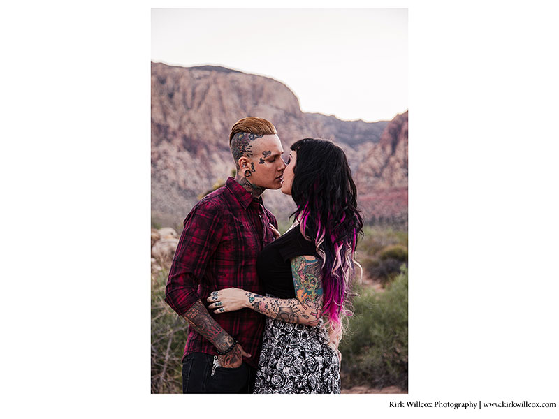 Engagement session in Las Vegas, Nevada