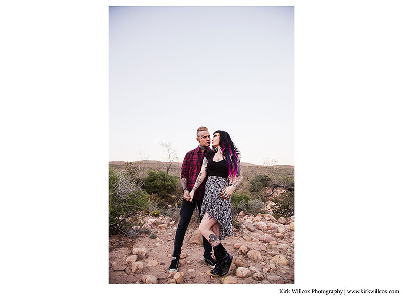 Engagement session in Las Vegas, Nevada