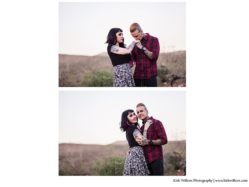 Engagement session in Las Vegas, Nevada