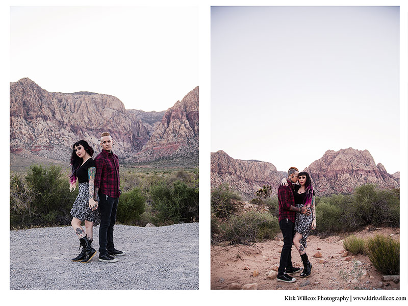 Engagement session in Las Vegas, Nevada