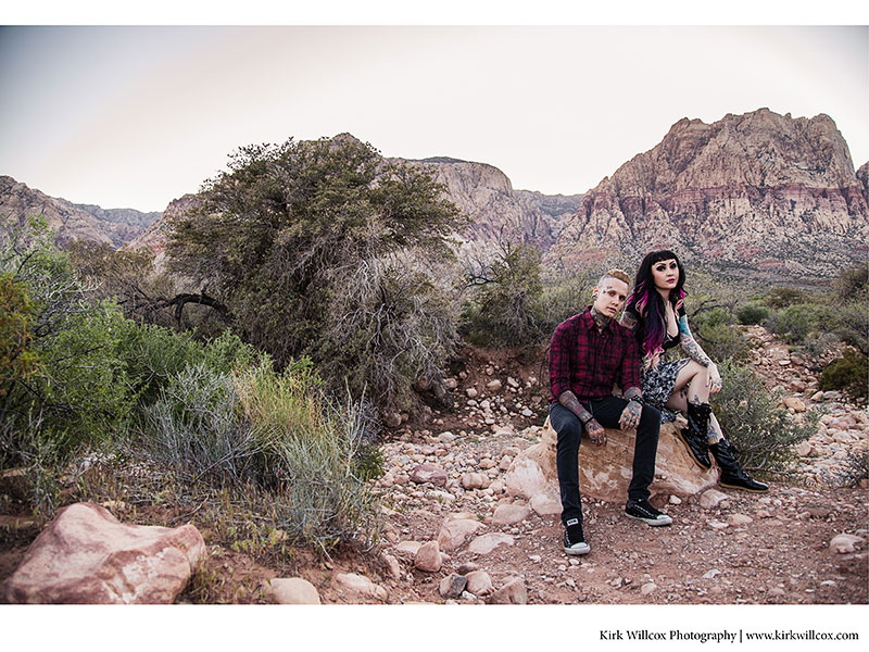 Engagement session in Las Vegas, Nevada