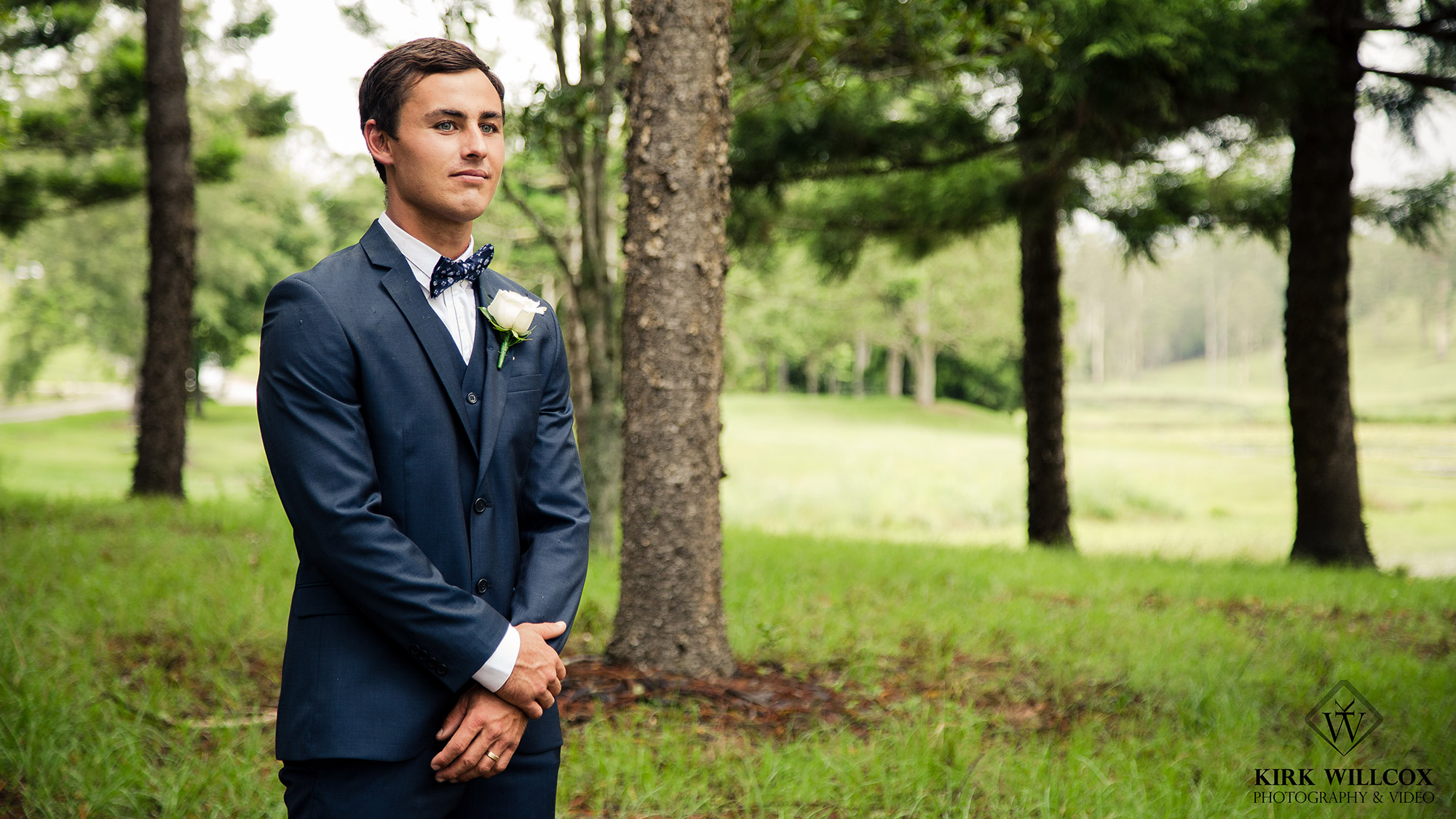 groom on his wedding day