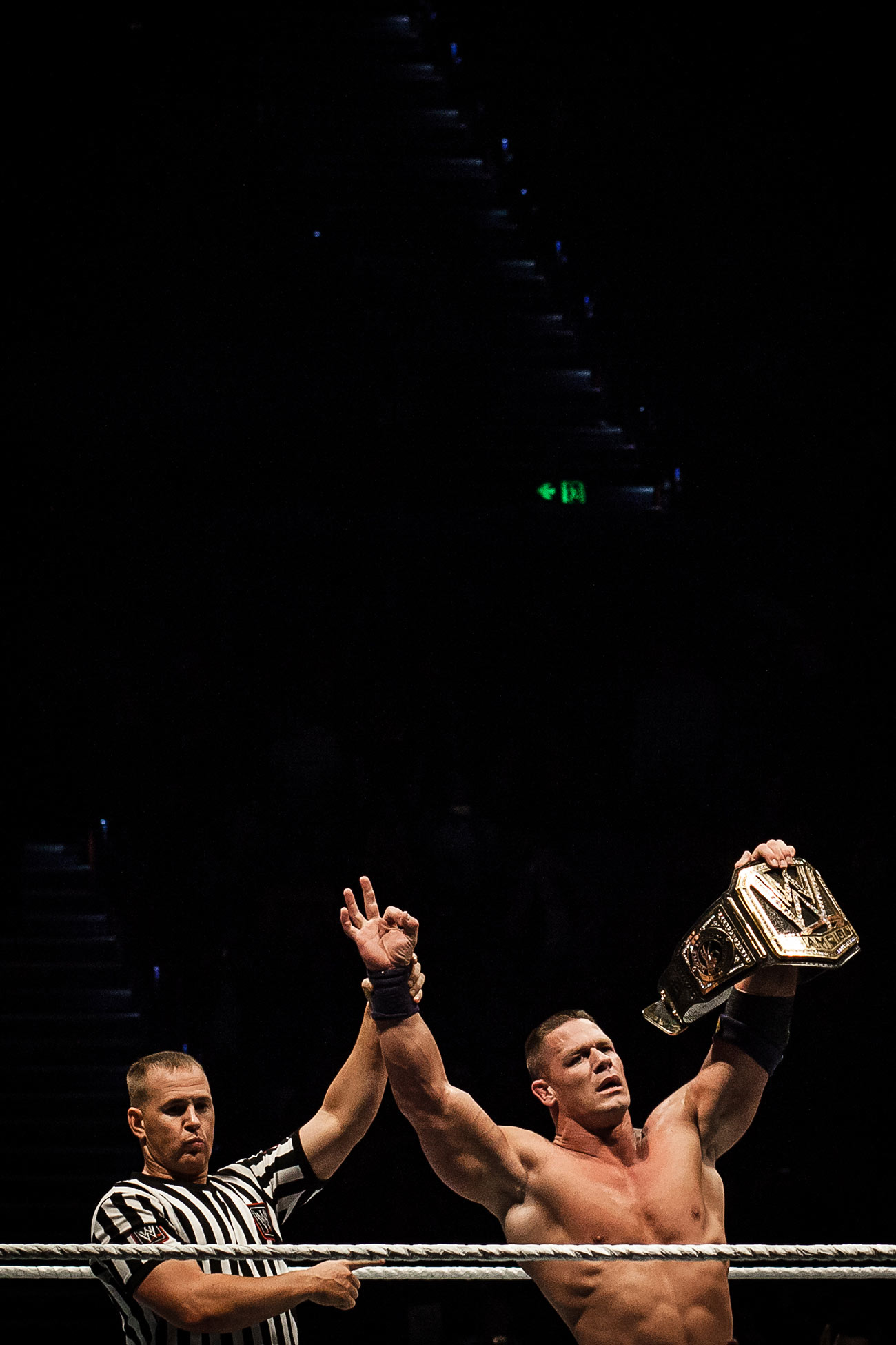 Professional wrestler and WWE Champion John Cena