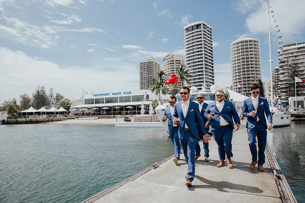 gold coast wedding groomsmen 