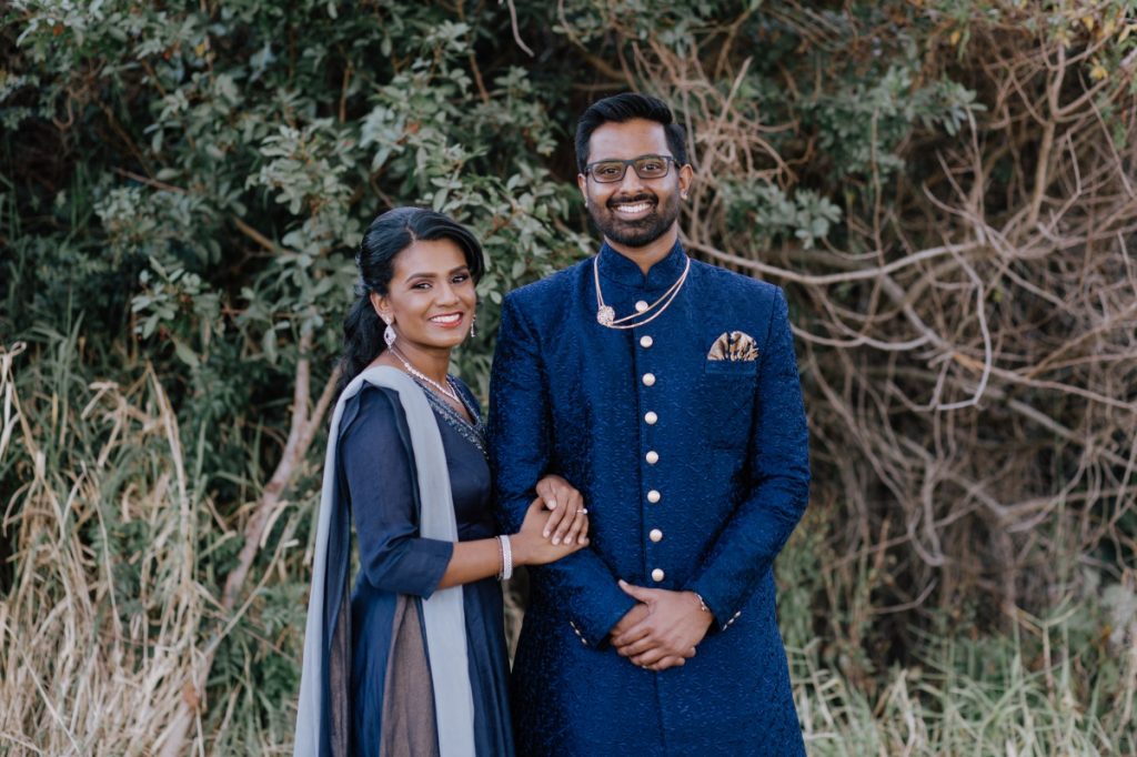 bride and groom Indian wedding