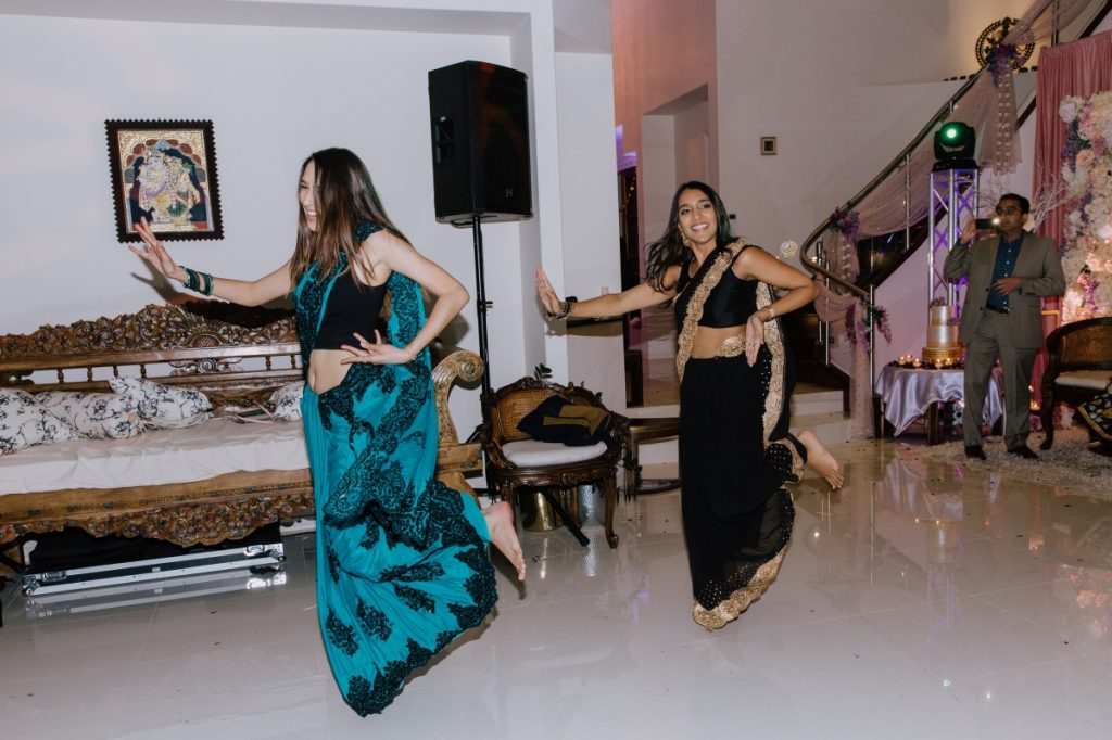 Indian engagement party dance
