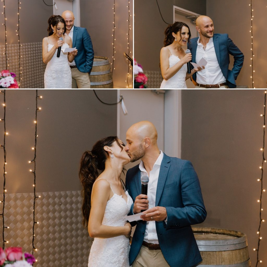 Bride and groom speech