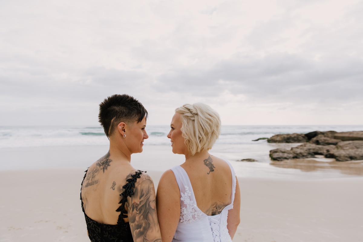 Byron Bay lesbian wedding