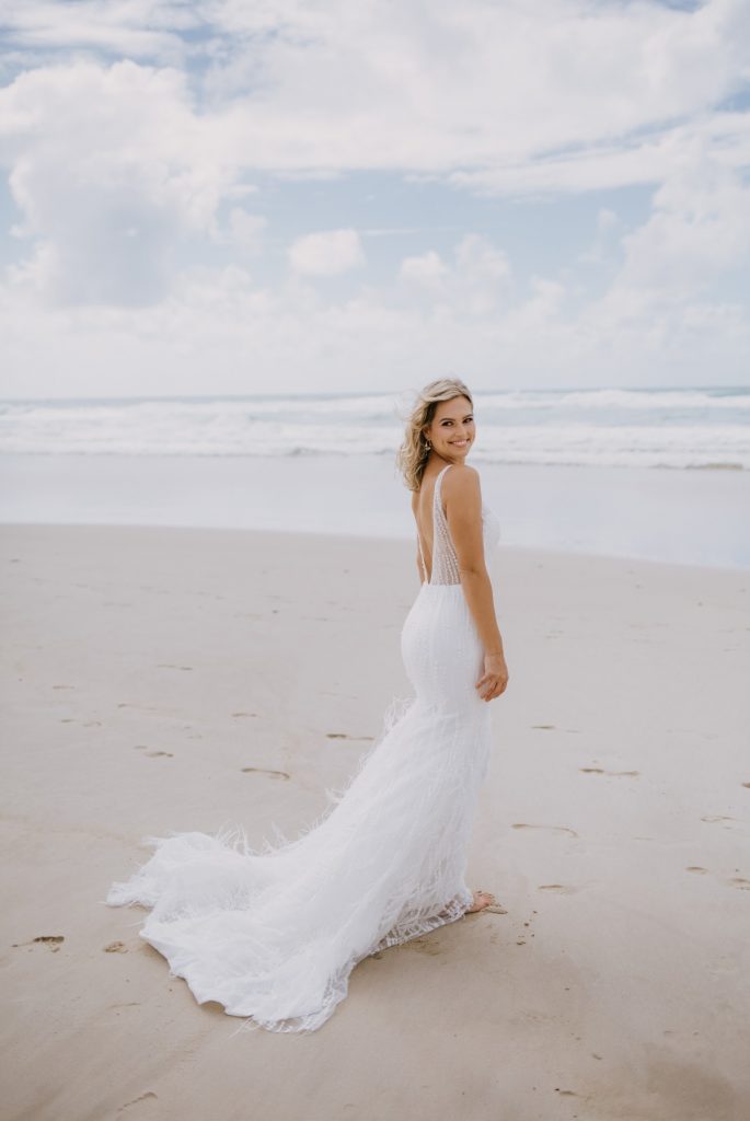 Byron Bay wedding gown