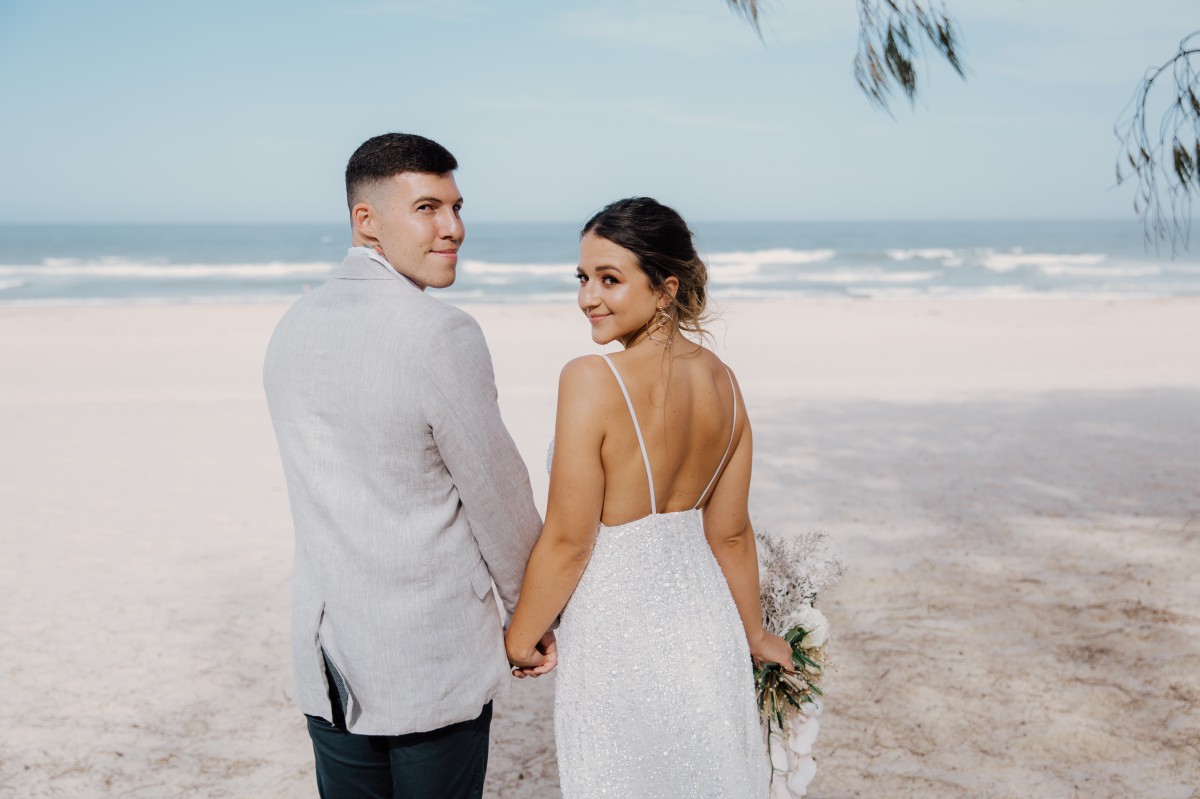 Gold Coast beach wedding