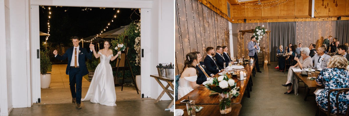 Osteria Tweed Coast wedding reception