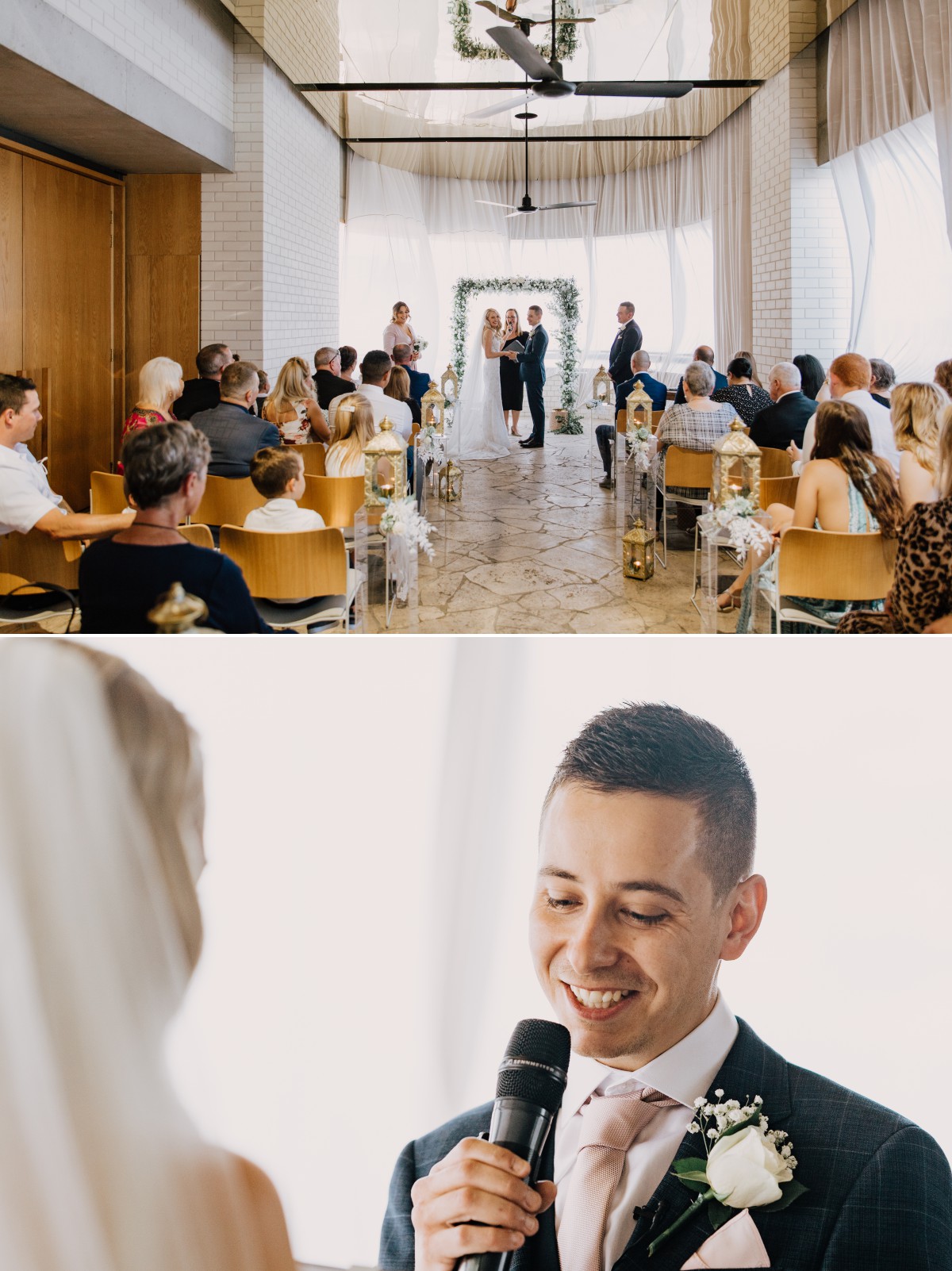 The Calile Hotel wedding ceremony