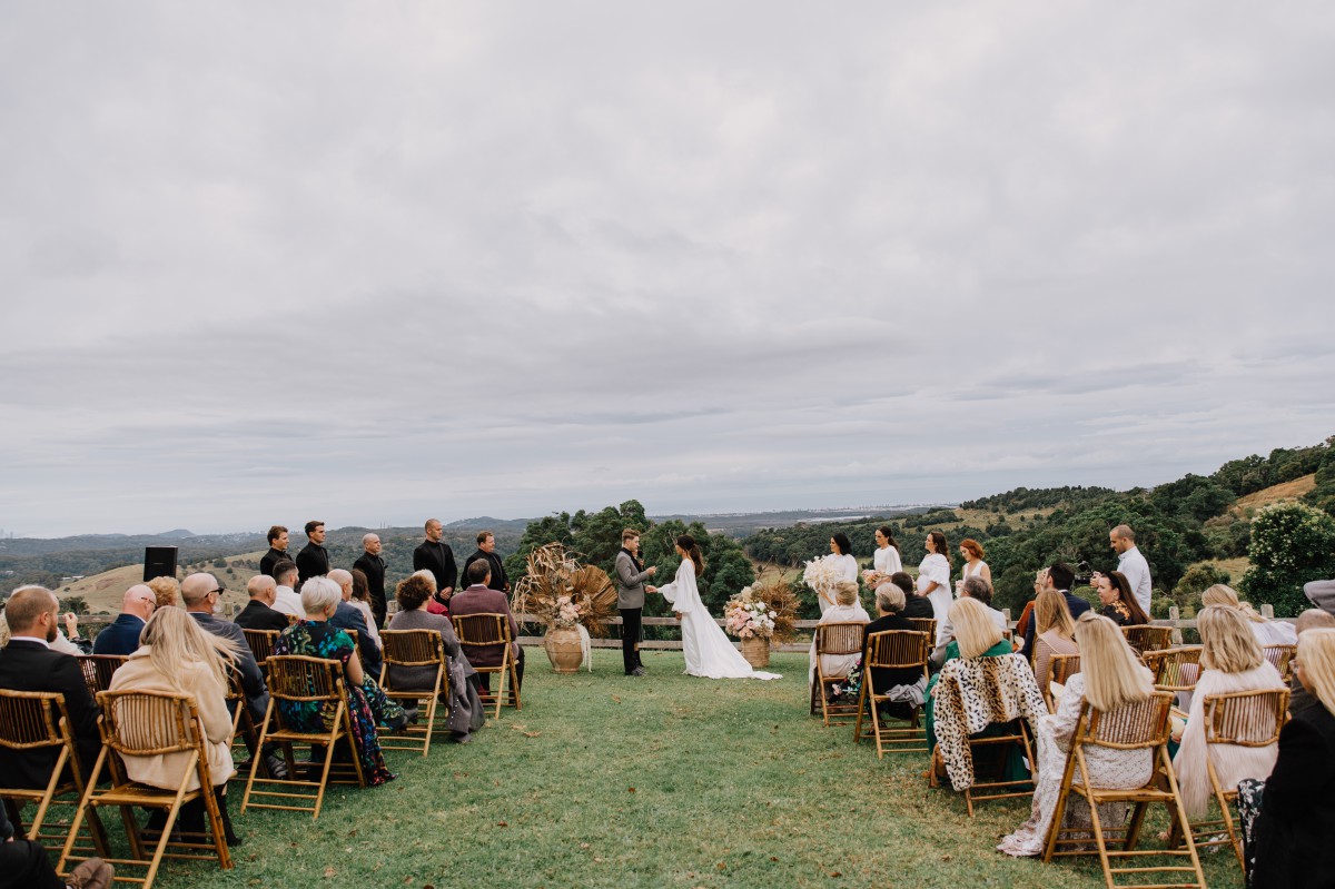 wedding ceremony view