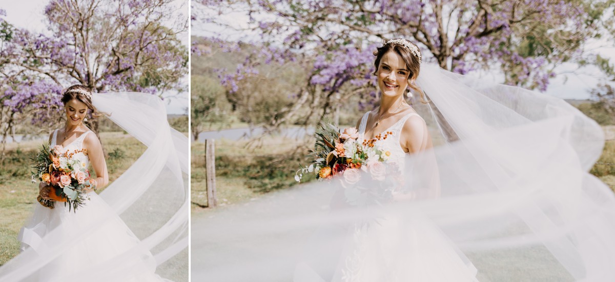 bride in wedding dress photography