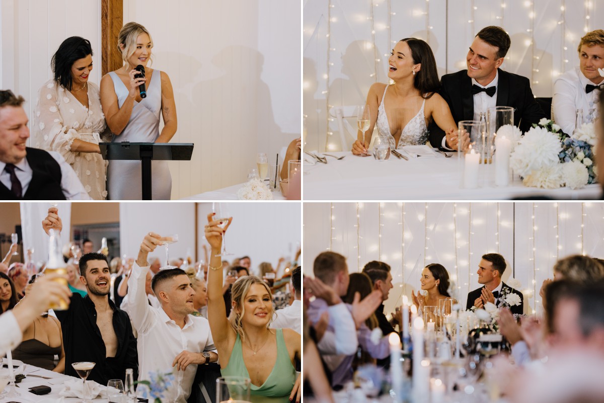 Wedding reception speeches