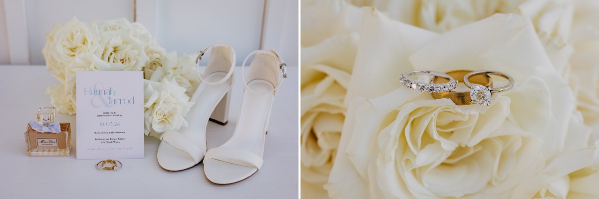 Tweed Coast wedding details for the bride