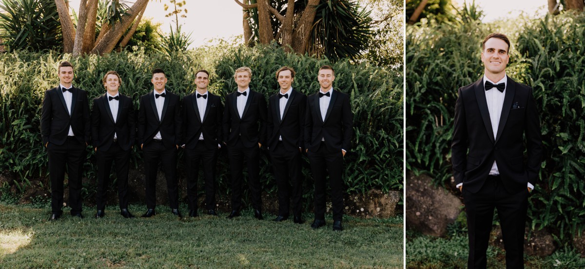 groom and groomsmen photos