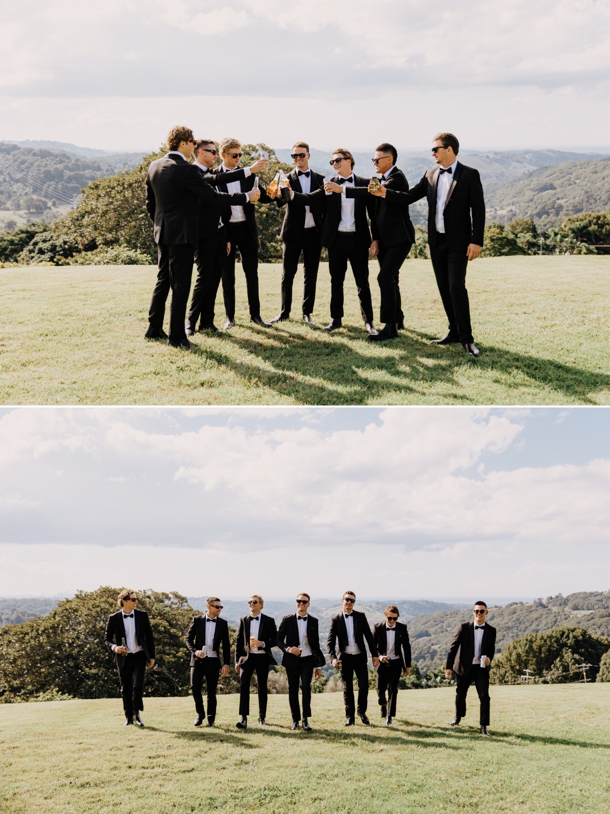 groom and groomsmen photos