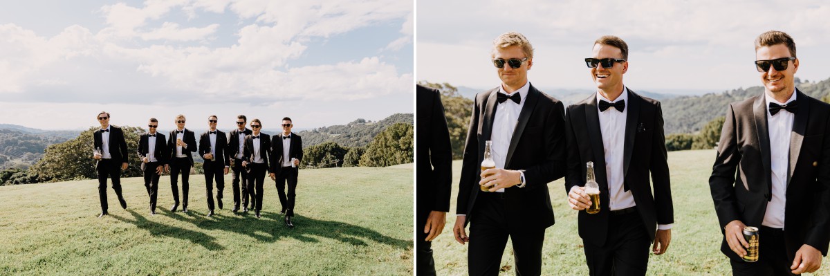 groom and groomsmen photos