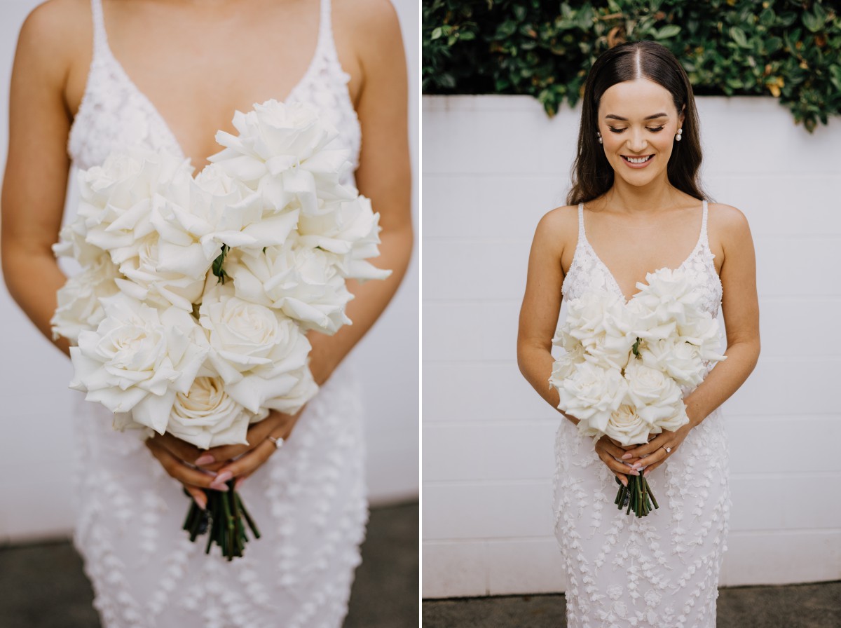 Wedding portrait photography of beautiful bride at Summergrove Estate