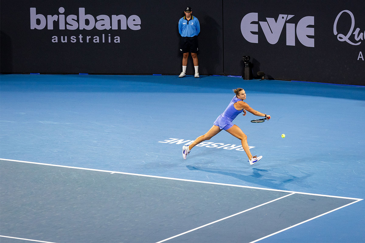 Aryna Sabalenka, tennis photographer Kirk Willcox