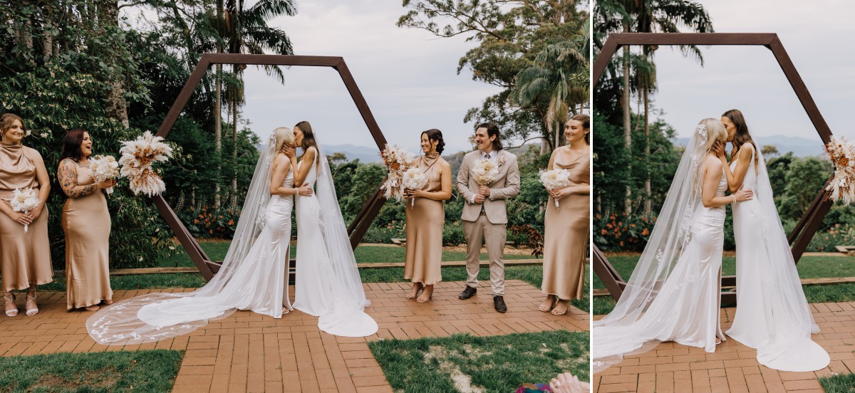 wedding ceremony at St Bernards Hotel