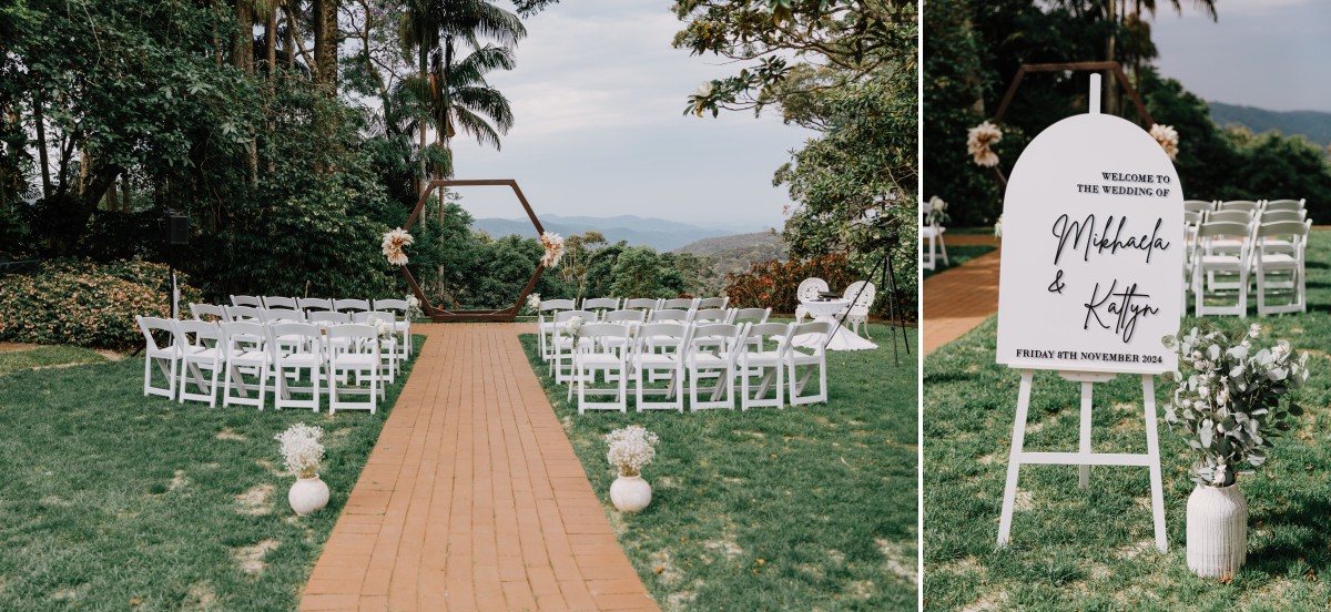 wedding at St Bernards Hotel Mount Tamborine