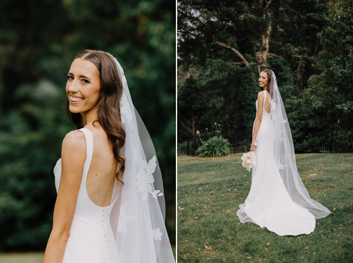 Bride on her wedding day in Mount Tamborine