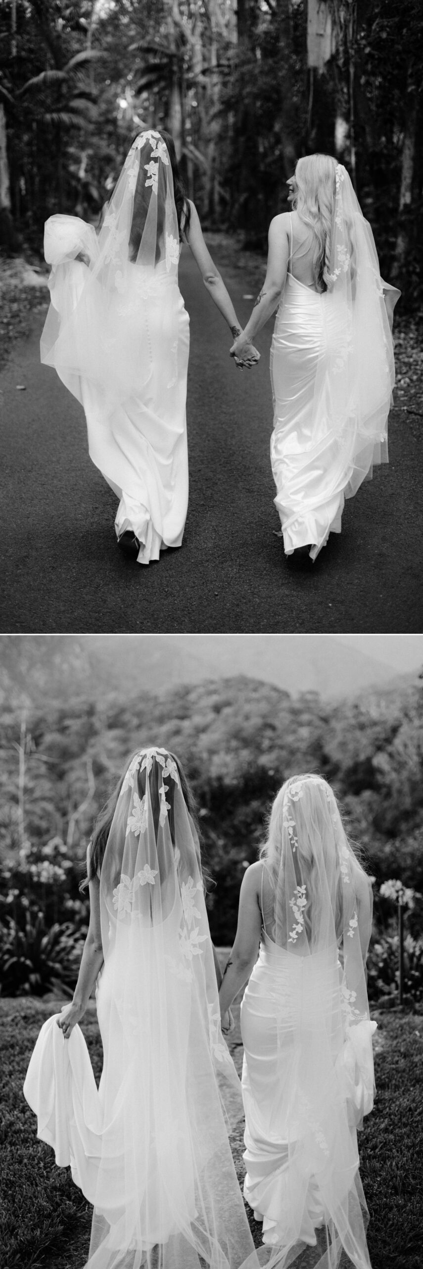 black and white wedding photos