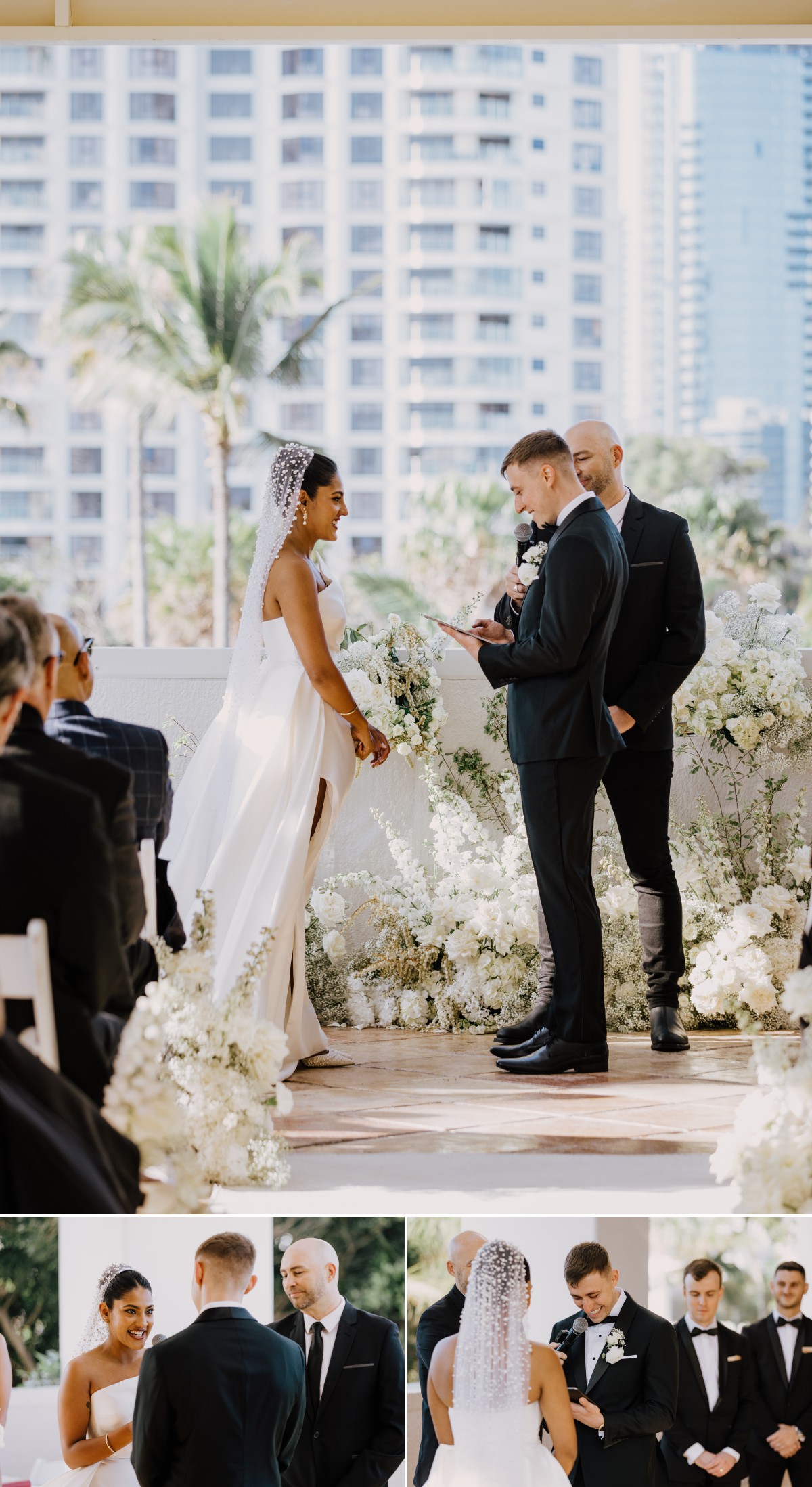 Gold Coast wedding ceremony JW Marriott