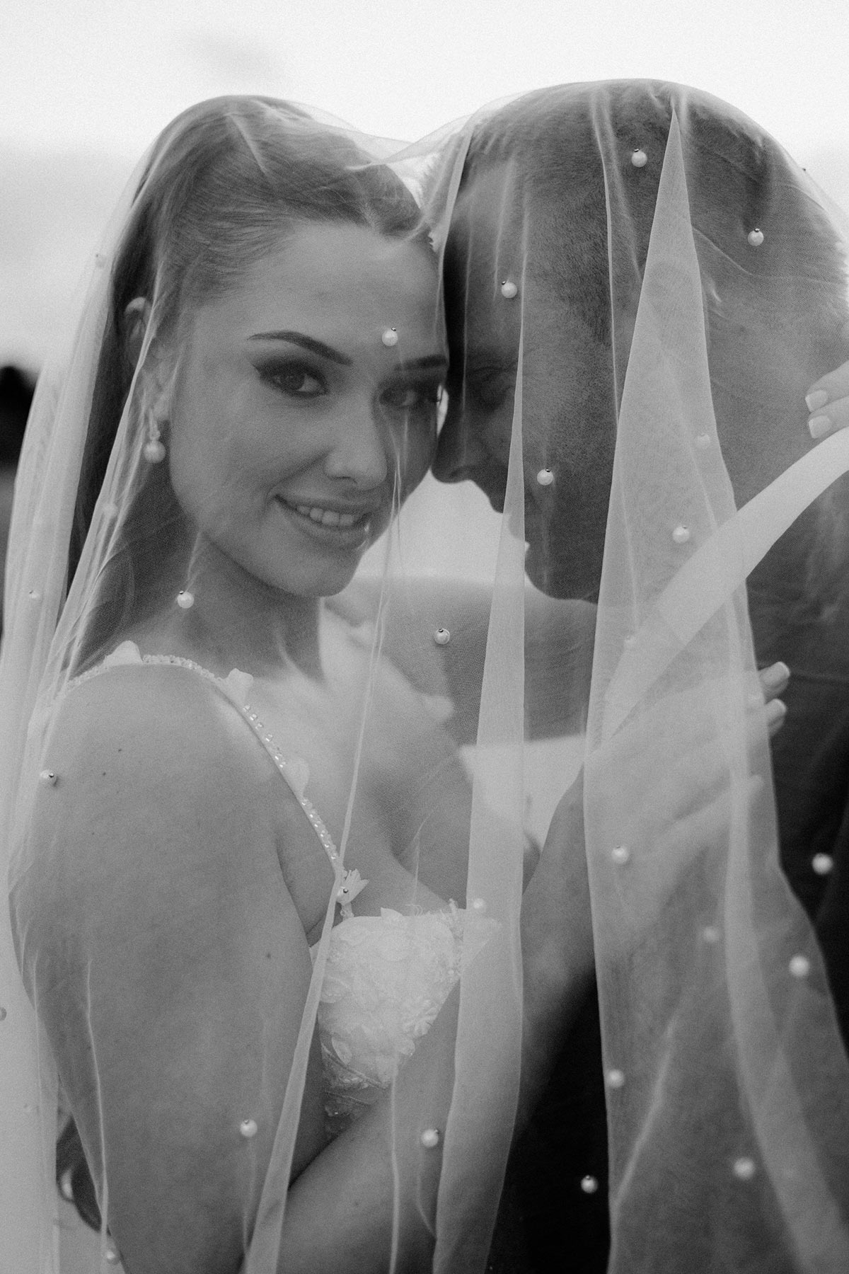 Wedding veil photo