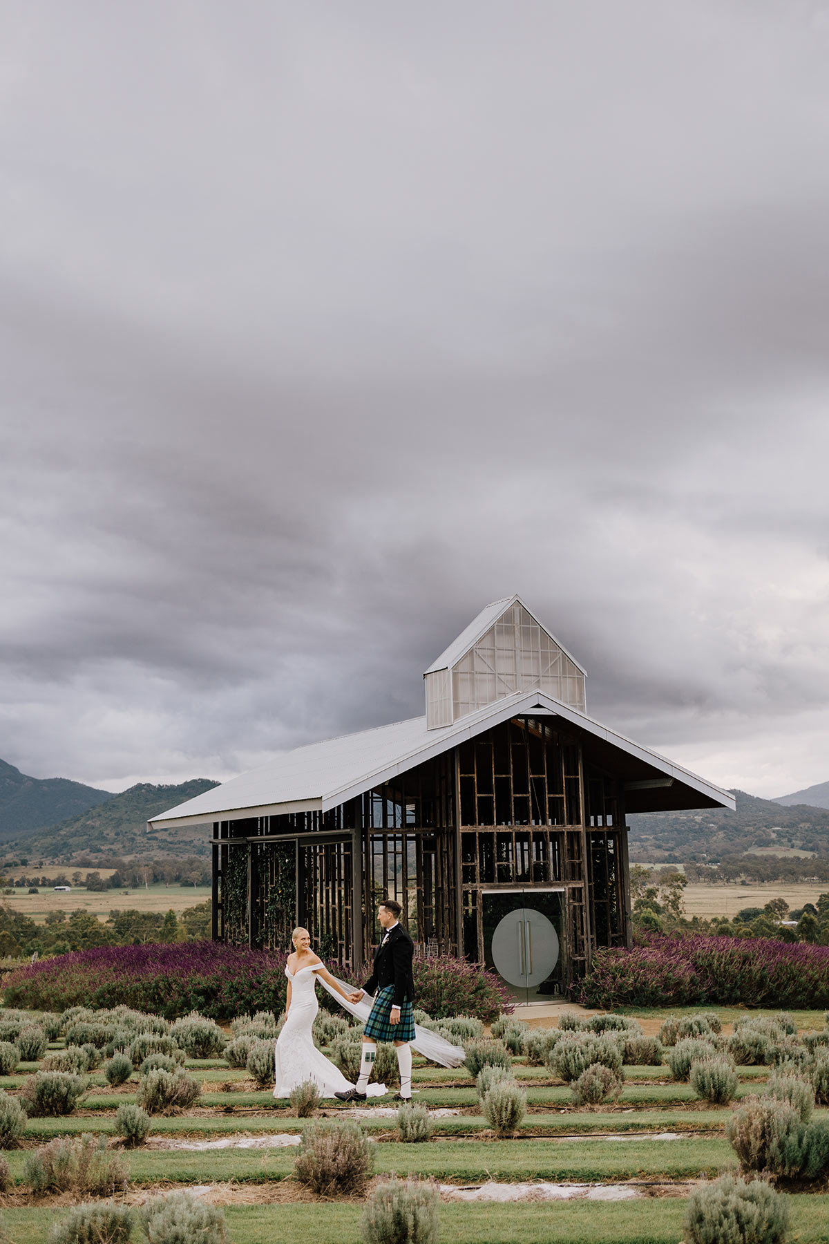Kooroomba Lavender Farm wedding