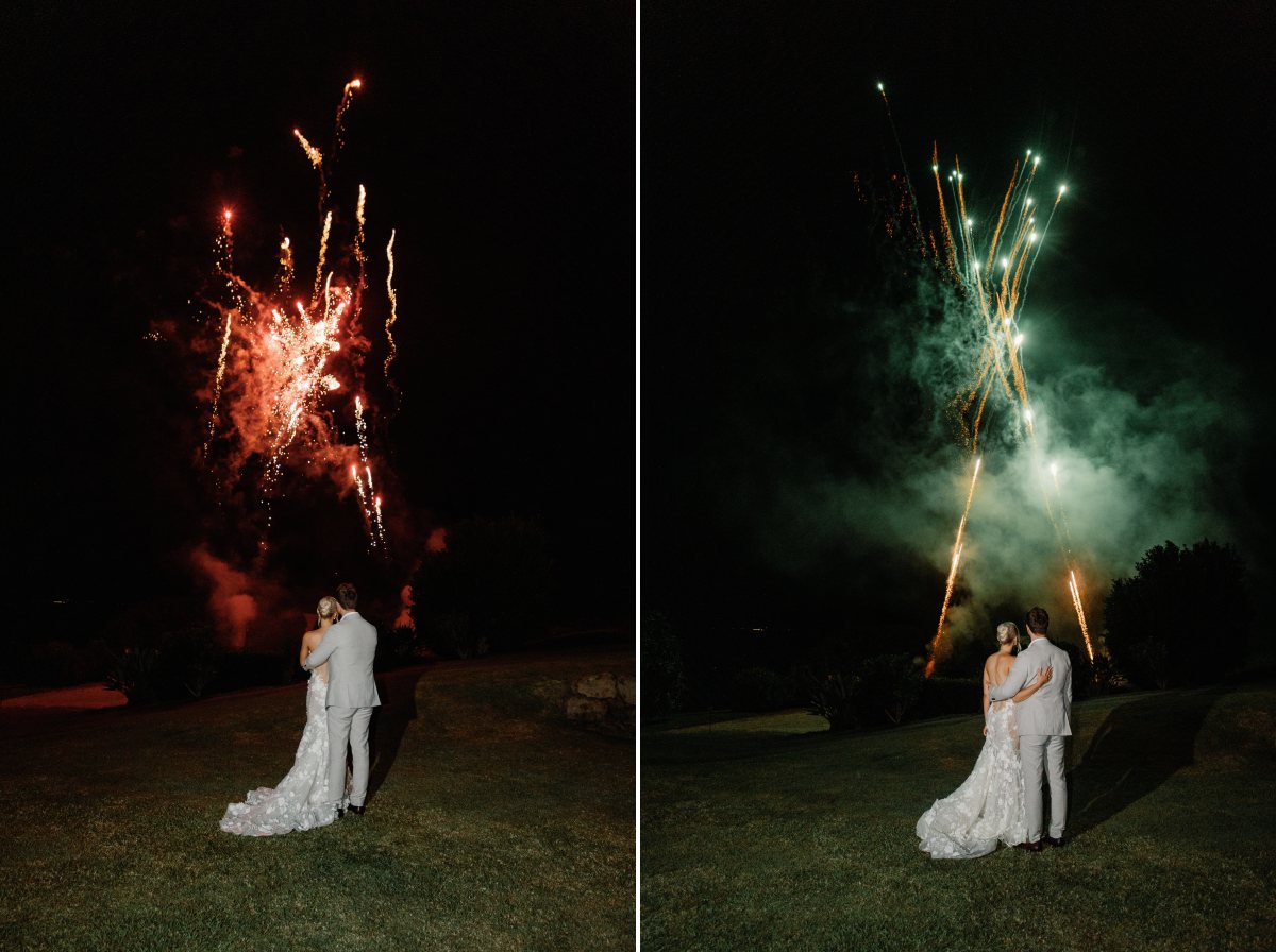 wedding fireworks