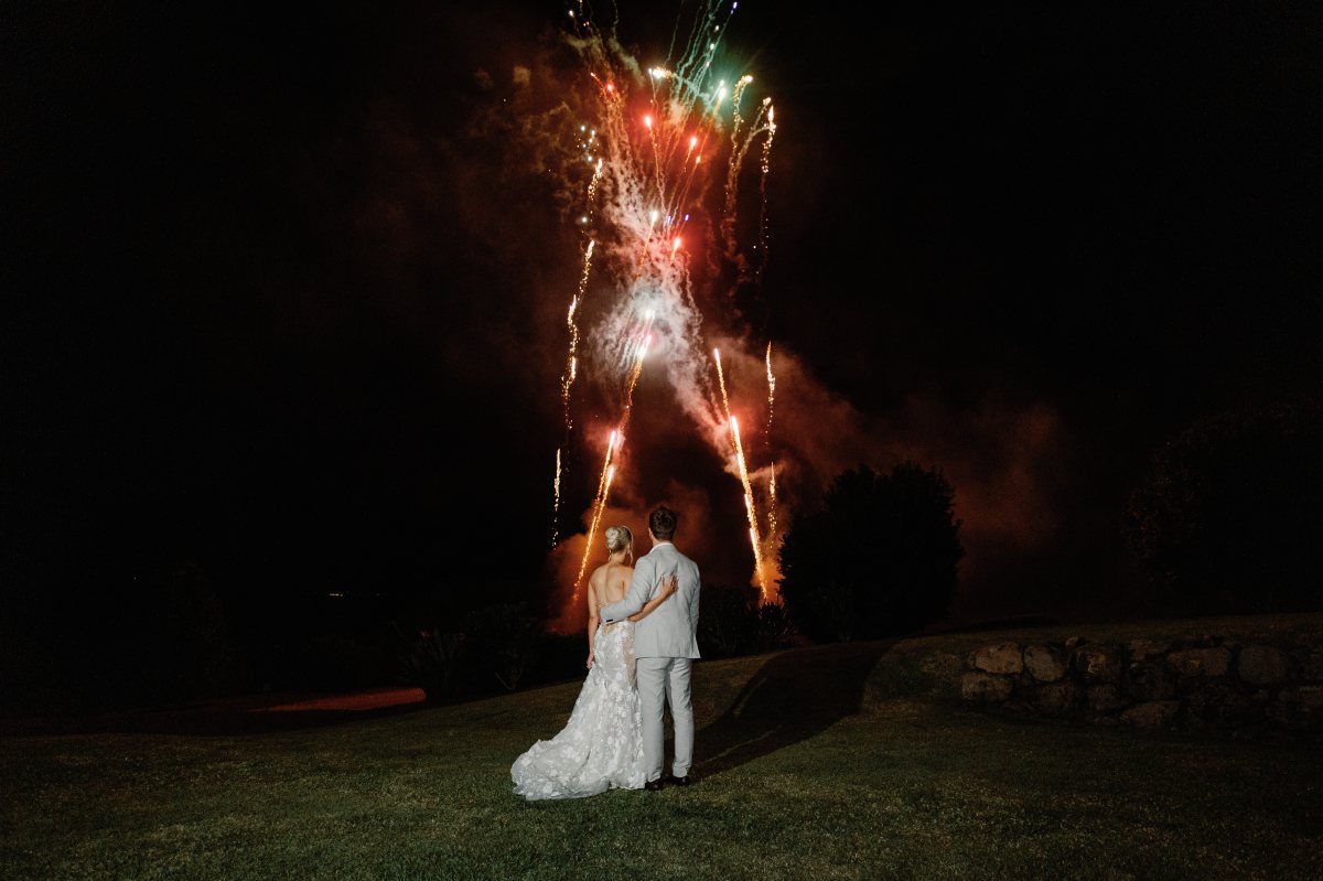 wedding fireworks
