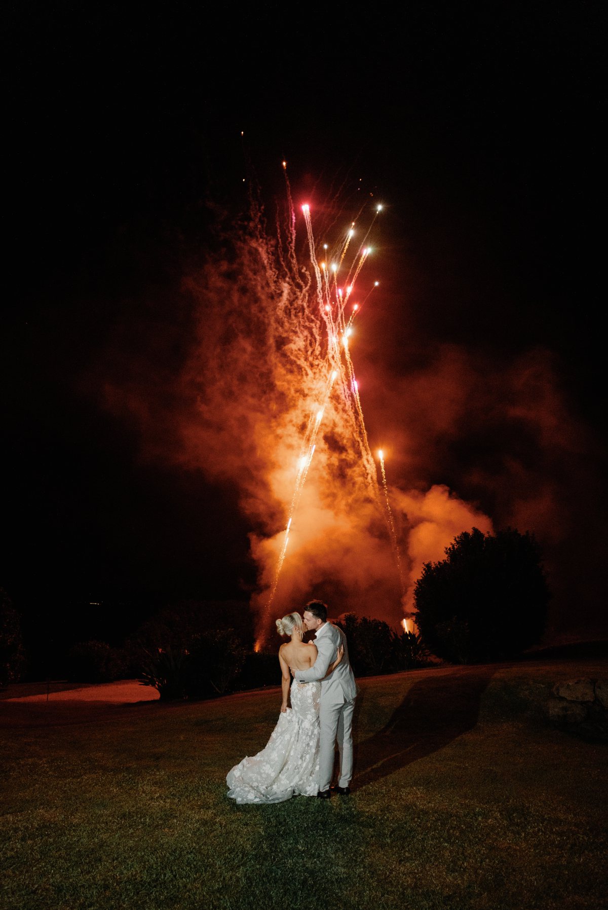wedding fireworks