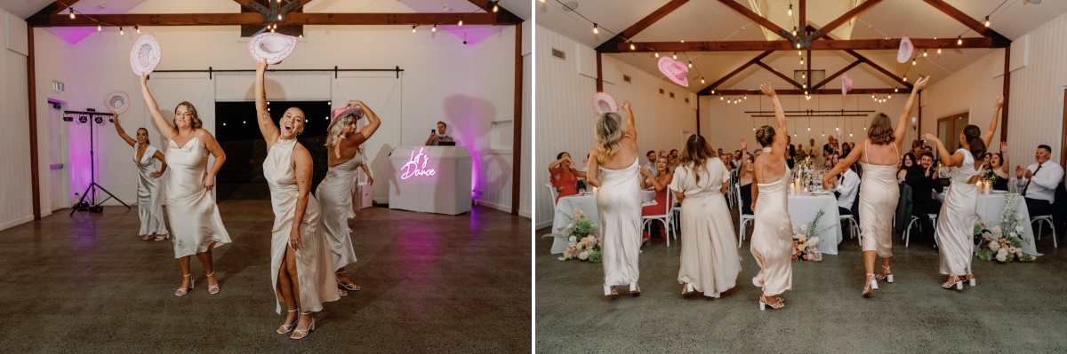 Wedding reception entrance