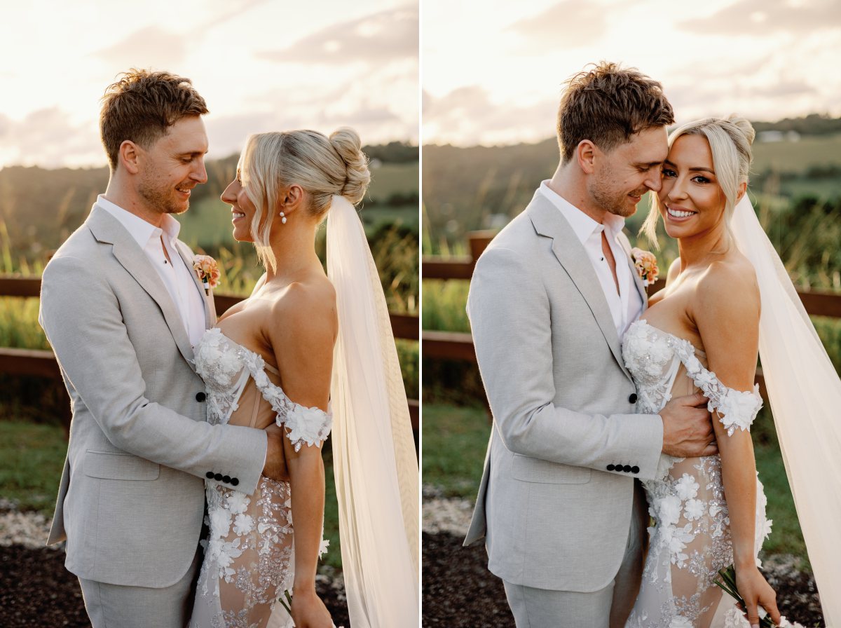 Bride & Groom Wedding portrait photography at Summergrove Estate