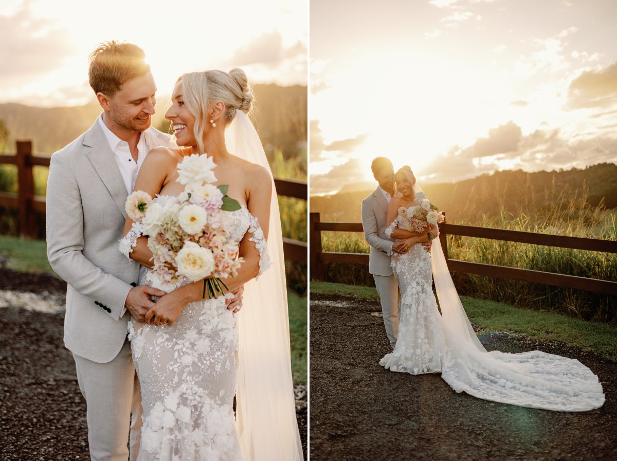 luxury wedding on the Tweed Coast