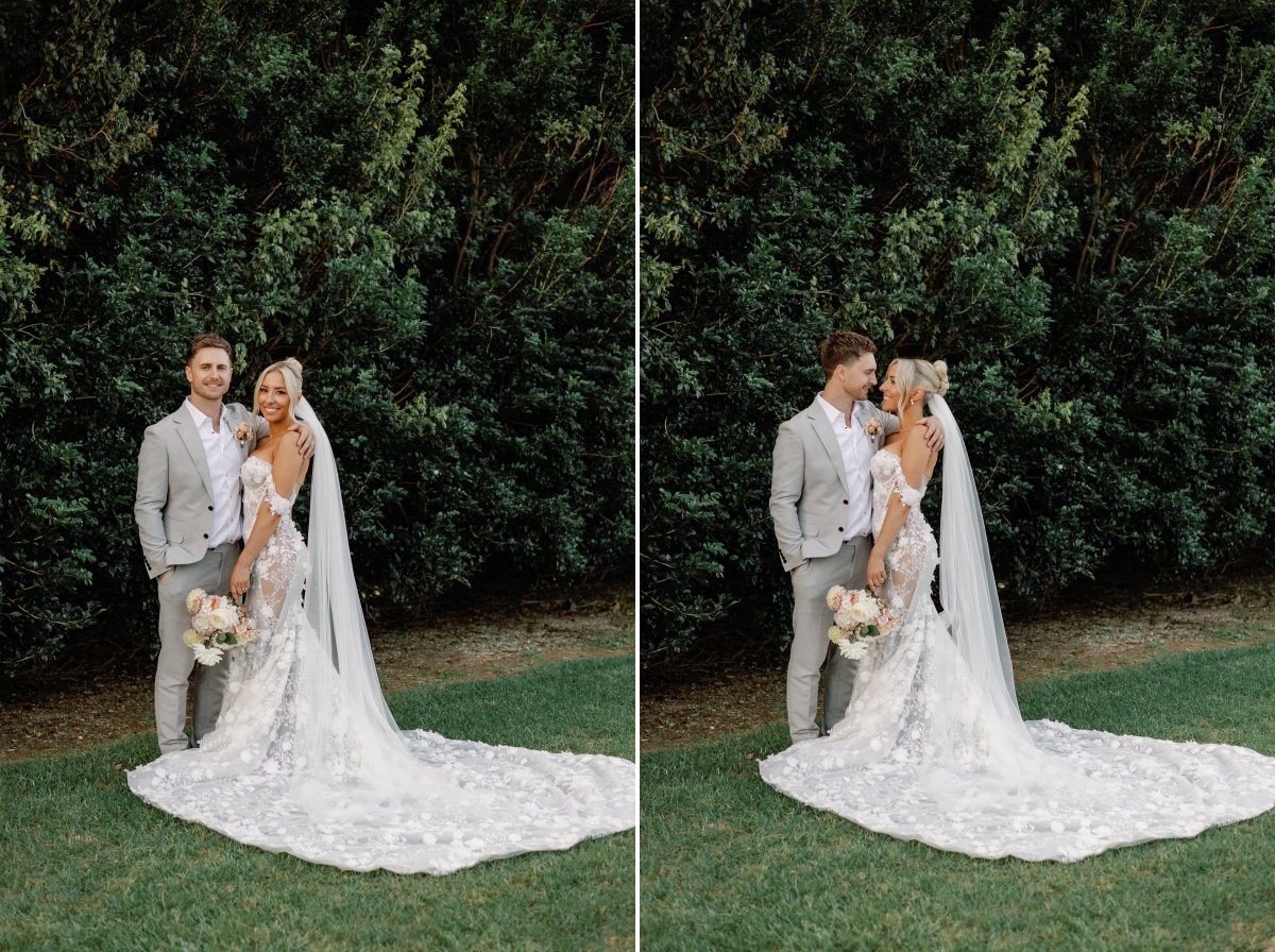 Bride and groom portraits
