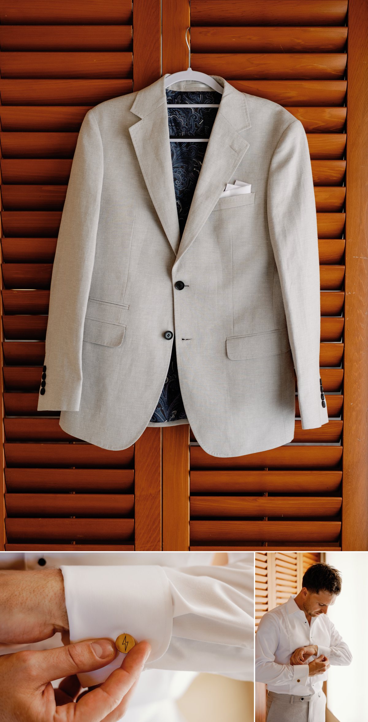 Groom wedding jacket