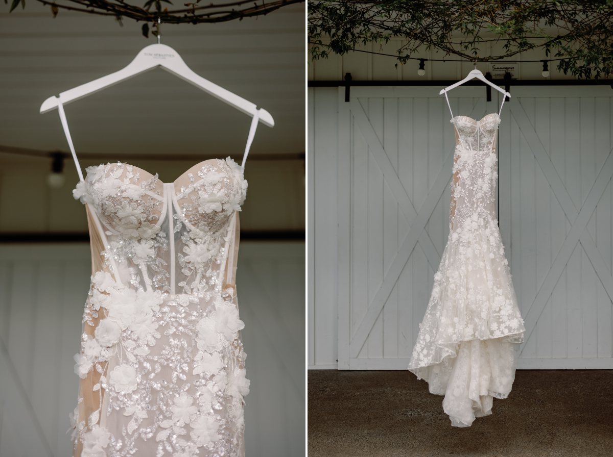 wedding dress details