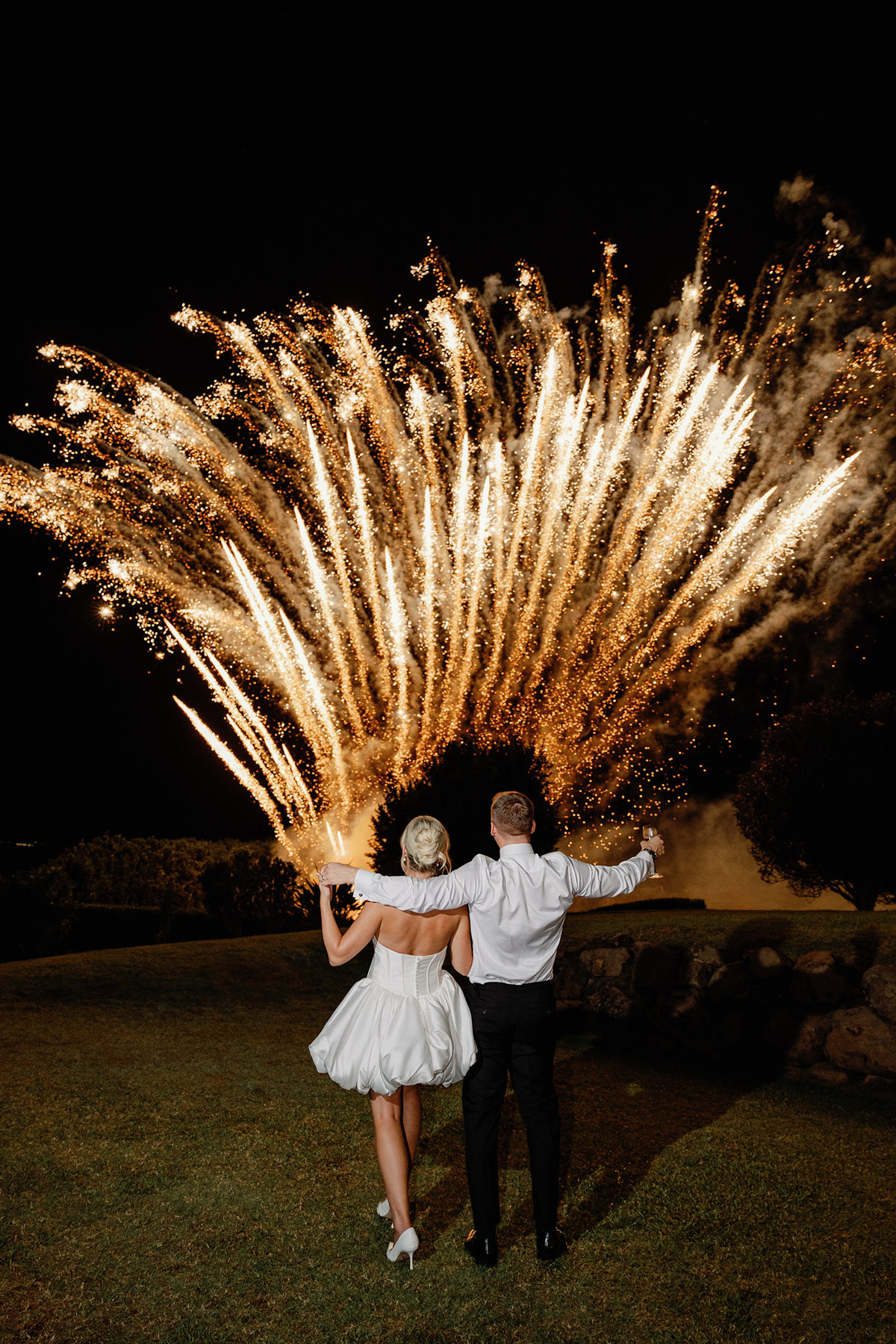 Wedding fireworks