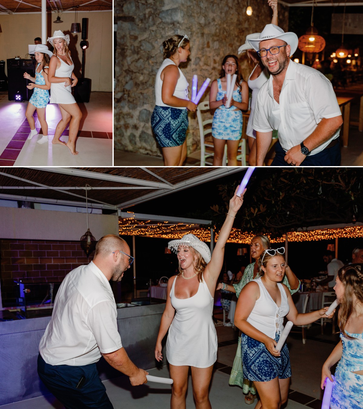 Skiathos wedding reception