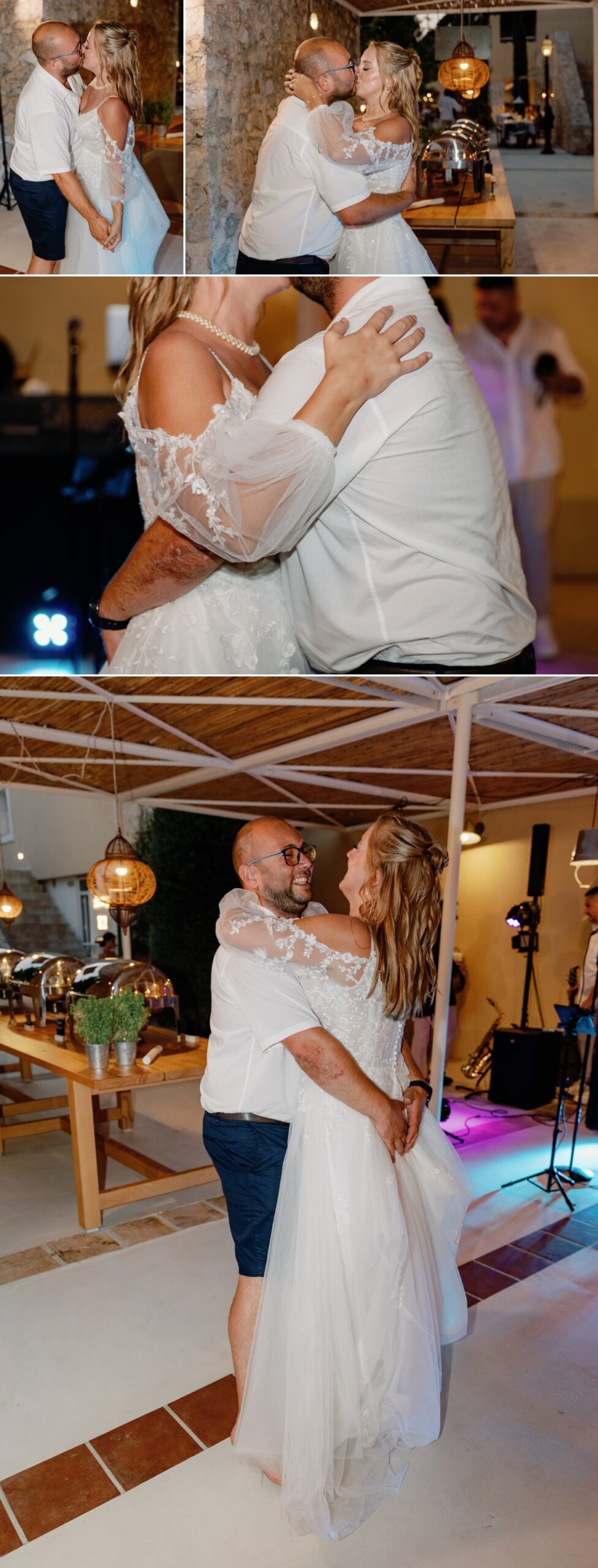 Bride & Groom first dance in Greece