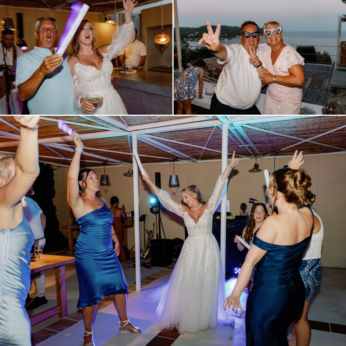 Skiathos wedding reception