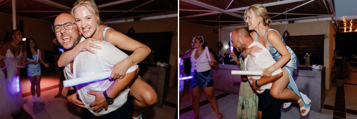 Skiathos wedding reception