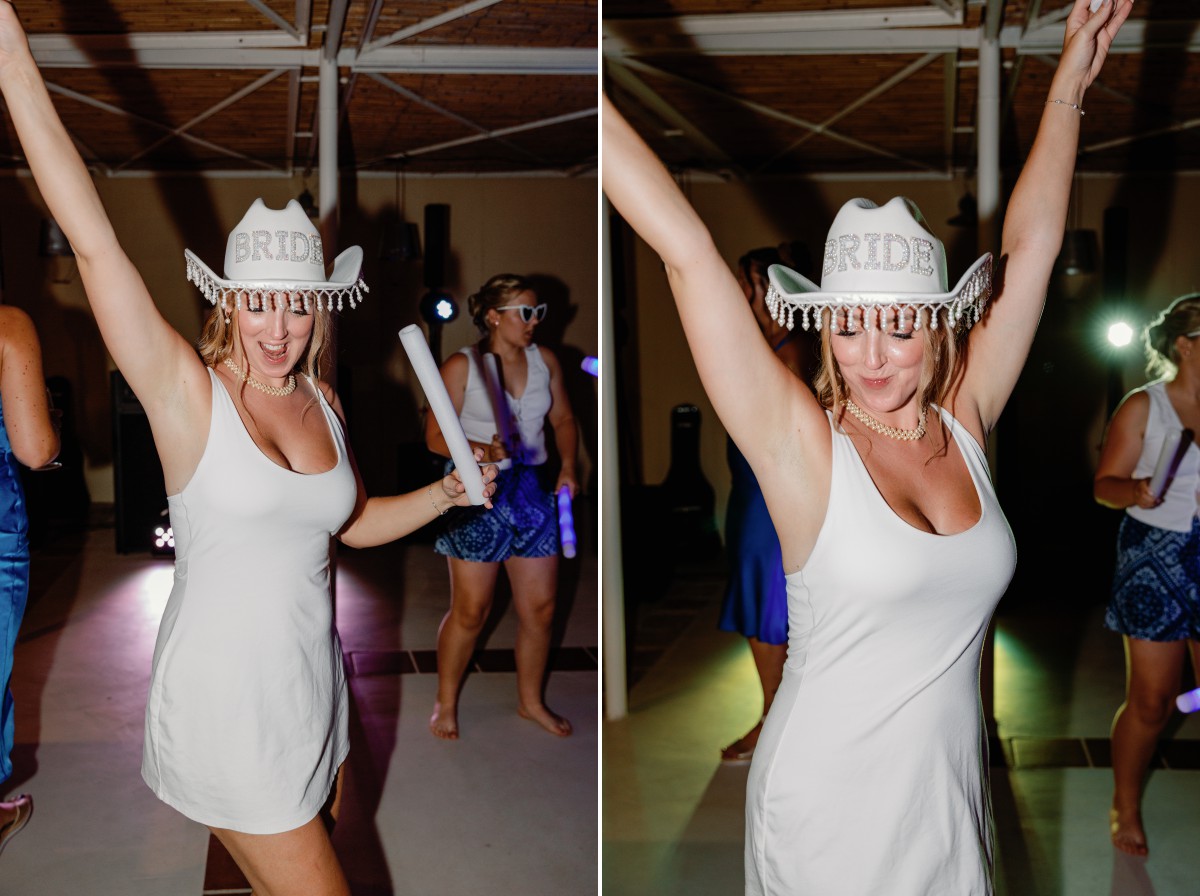 Skiathos wedding reception