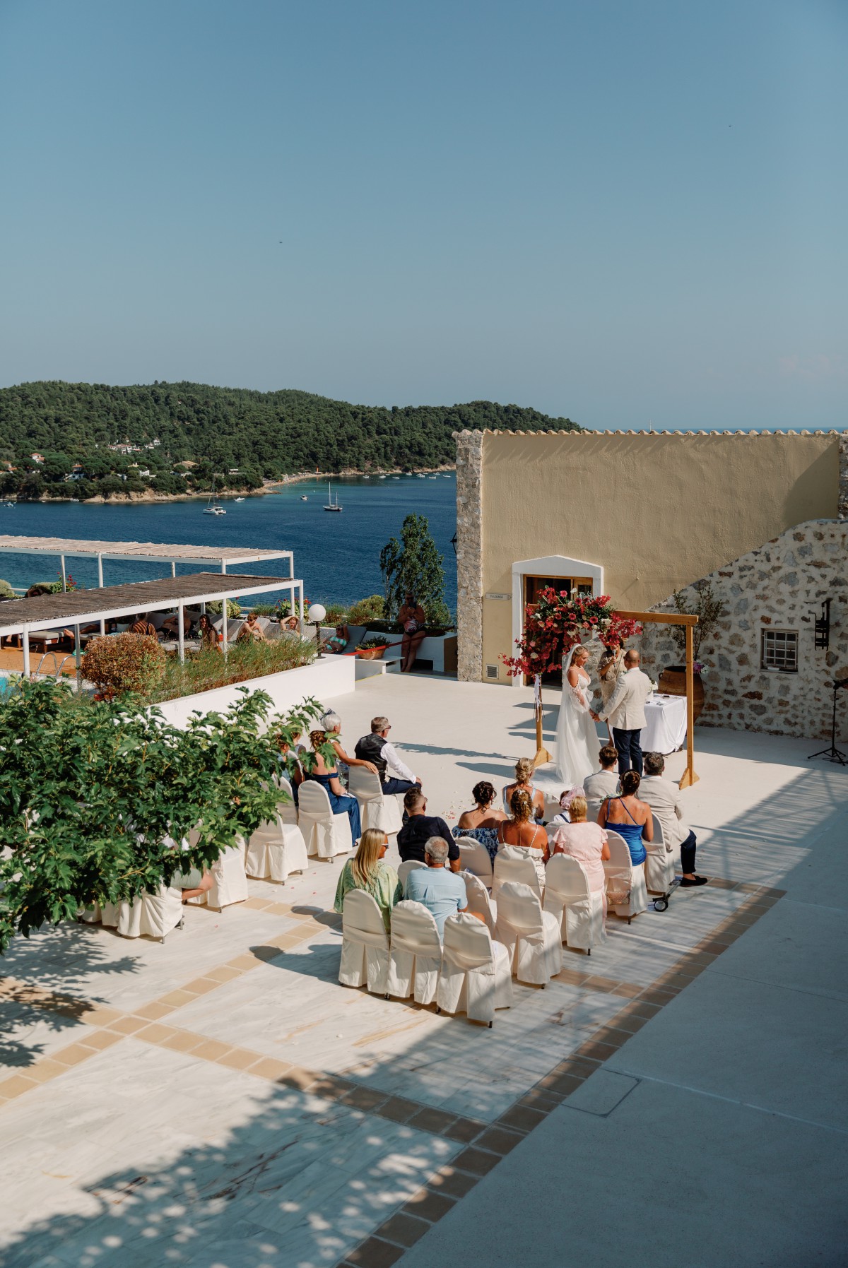 Greece wedding ceremony