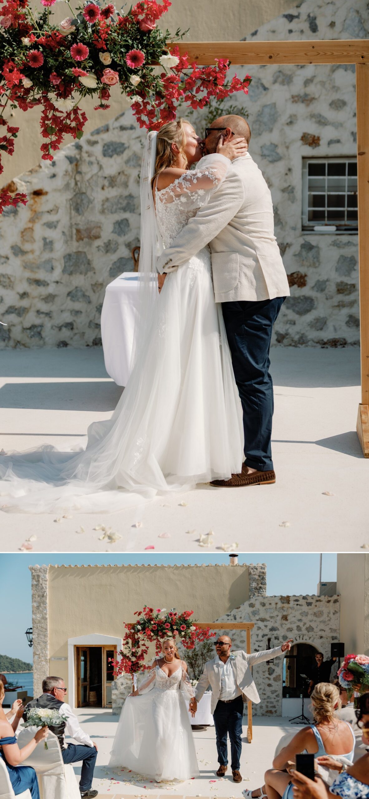 Skiathos wedding ceremony at Atrium Hotel