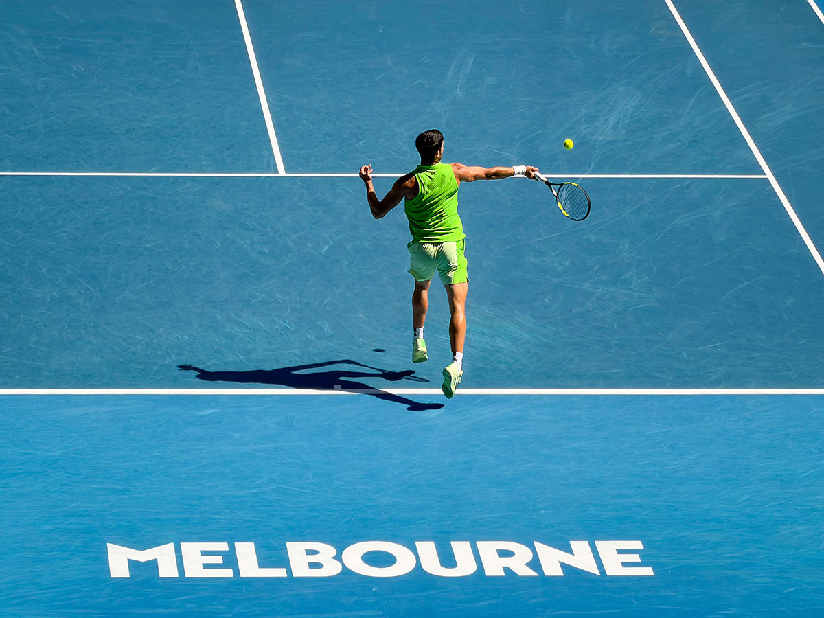 Carlos Alcaraz Australian Open 2026 tennis photographer